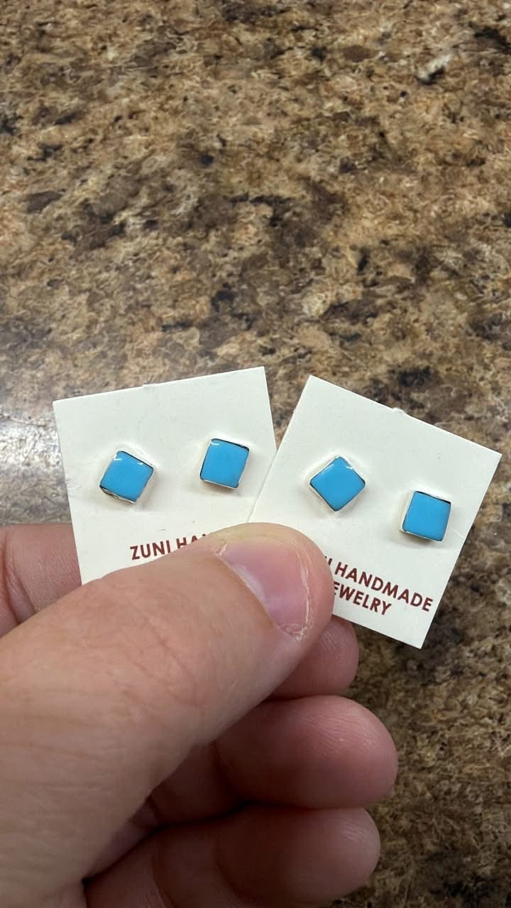 Small Square Studs
