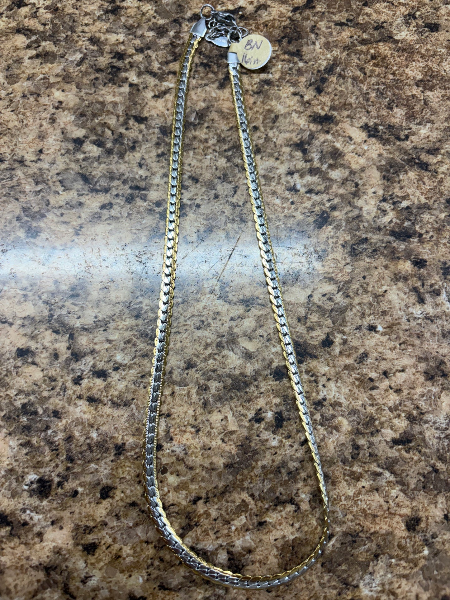Mixed Metal Cuban Chain