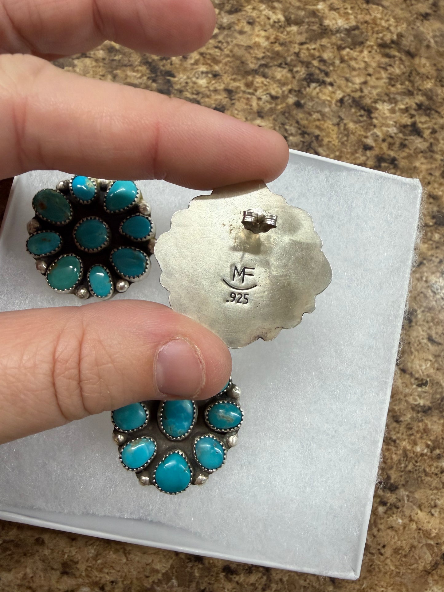 Ring and Earring Cluster Set