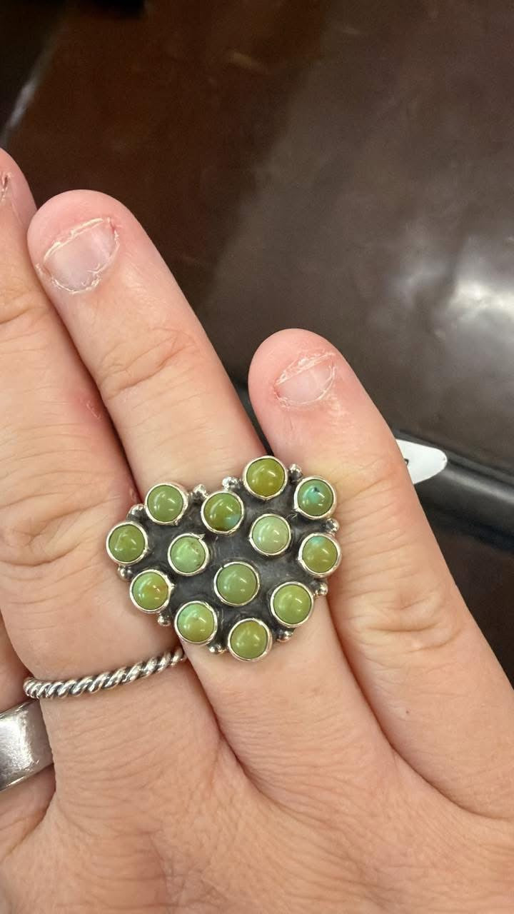 Sonoran Heart Cluster Ring