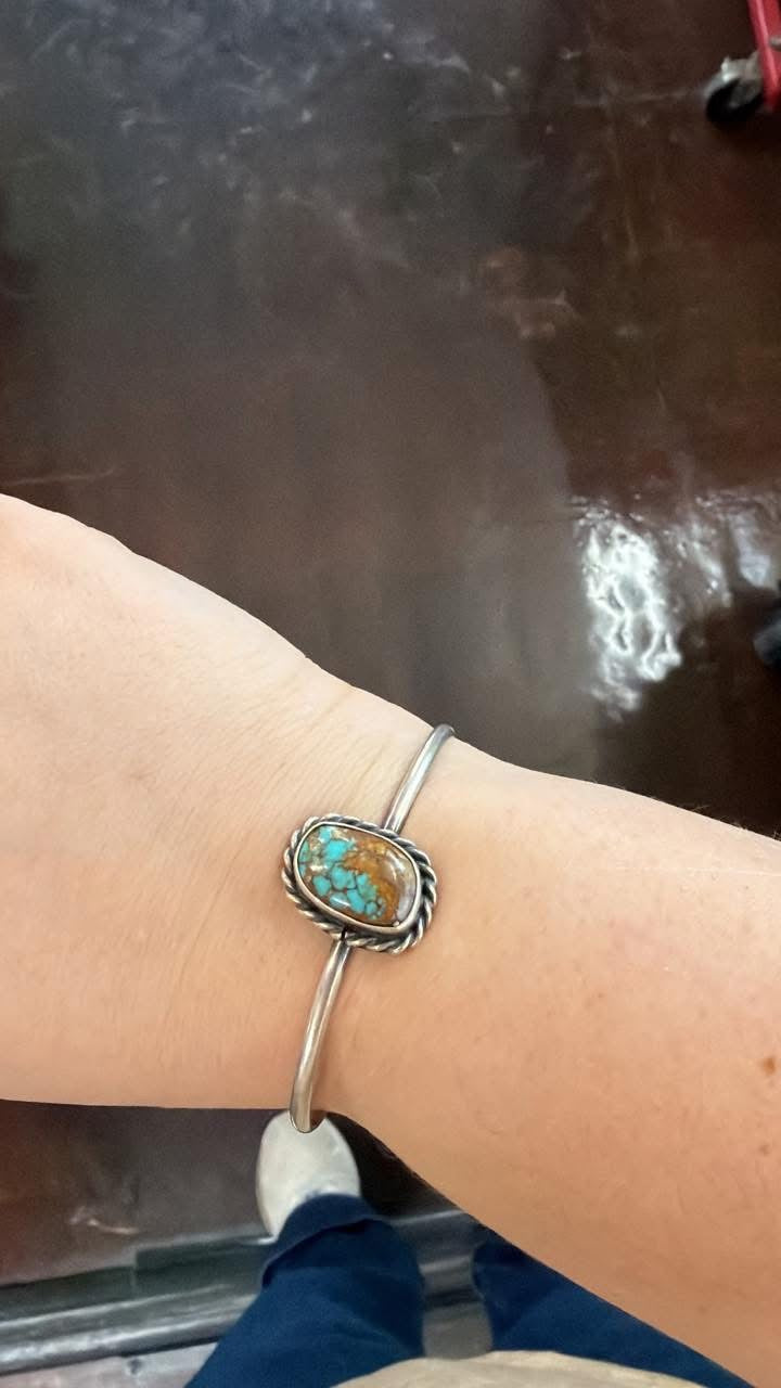 Single Stone Kingman Cuff