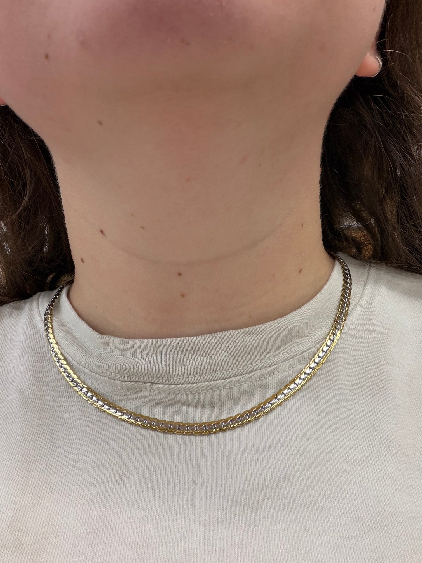 Mixed Metal Cuban Chain