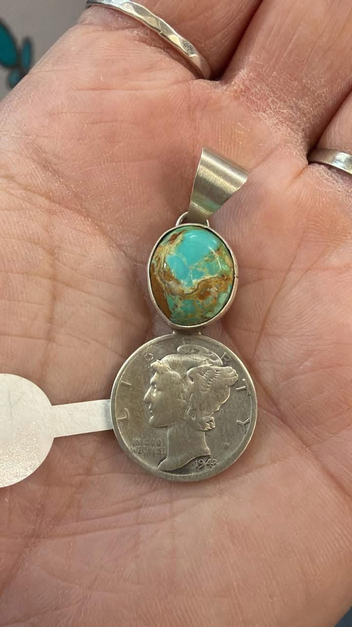Mercury dime pendant