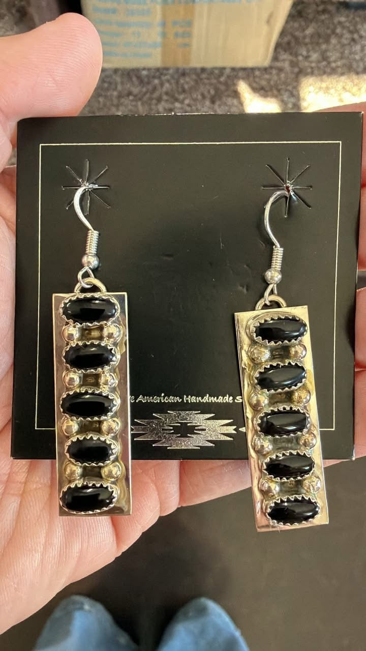 Black Onyx Dangles