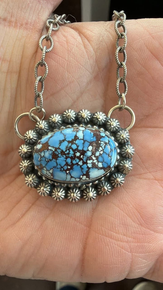 Golden Hills oval necklace