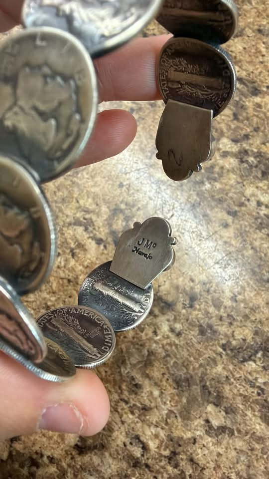 Mercury Dime cuff