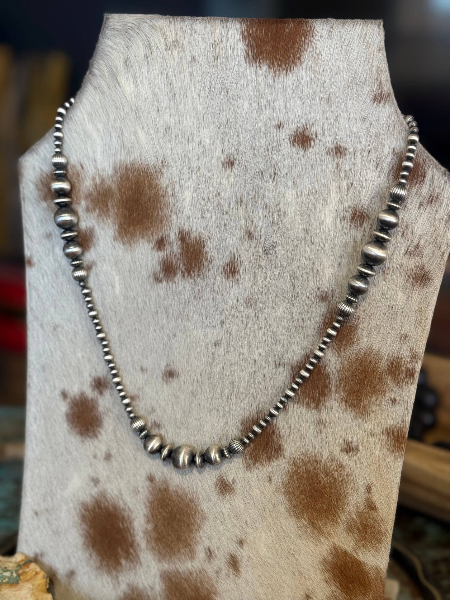 Graduated Mixed Sterling Pearls