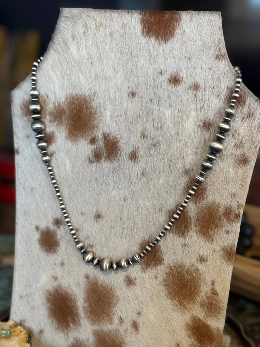 Graduated Mixed Sterling Pearls