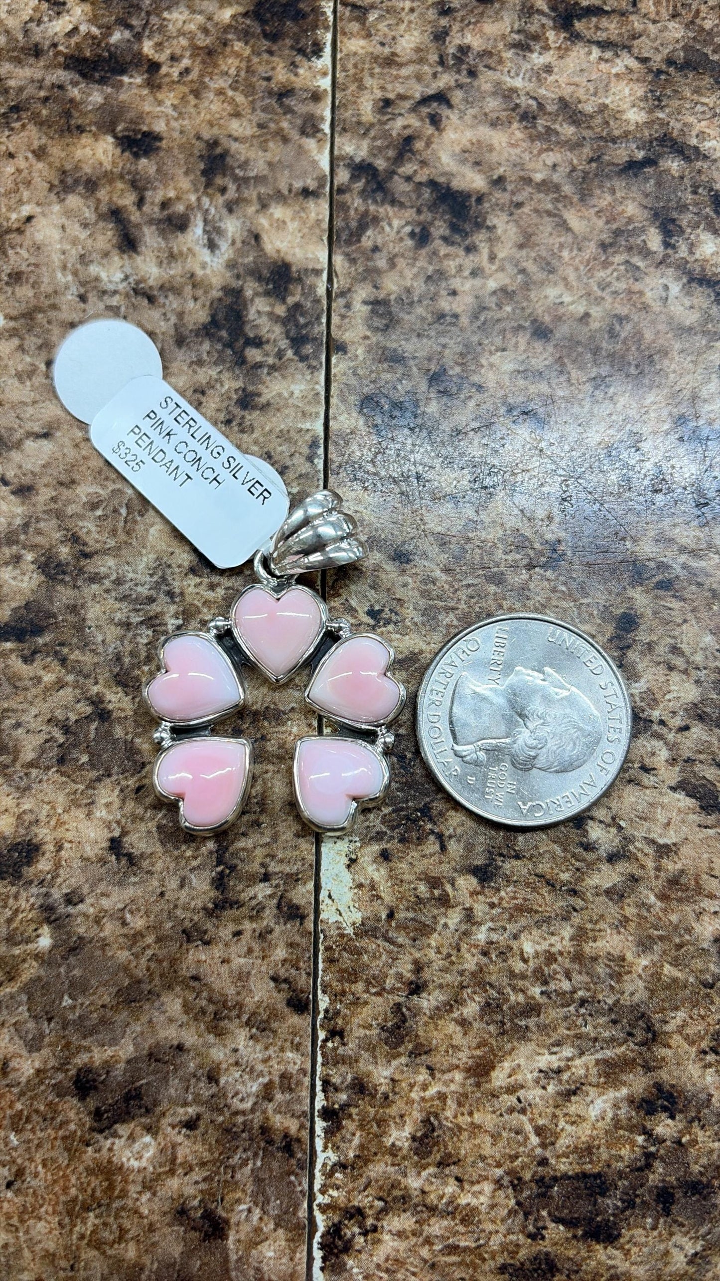 Pink Conch Heart Naja